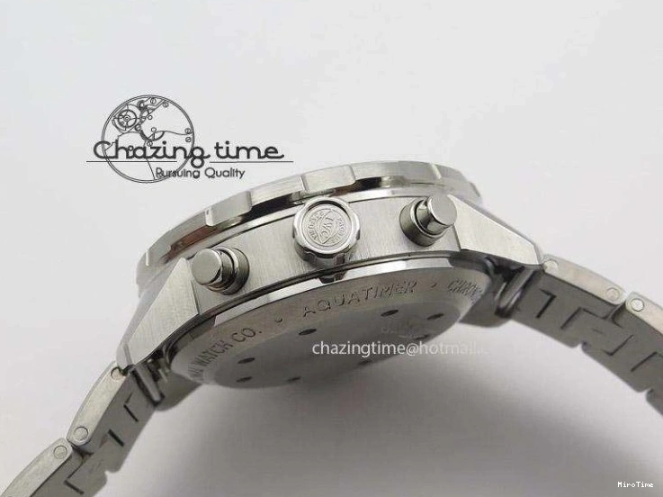 MIROTIME 0211 Classic Aquatimer Chrono IW376803 V6F 1:1 Best Edition Black Dial On SS Bracelet A 7361